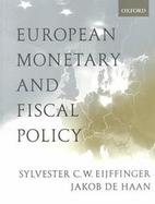 European Monetary and Fiscal Policy cover
