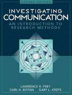 Investigating Communication An Introduction to Research Methods cover