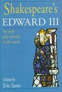 Shakespeare's Edward III cover