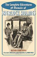 The Complete Adventures and Memoirs of Sherlock Holmes cover