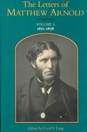 The Letters of Matthew Arnold 1871-1878 cover