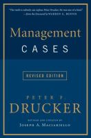 Ebk Management Cases, Revised Edition cover