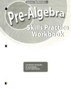 Pre-algebra, Skills Practice cover