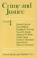 Crime and Justice (volume1) cover