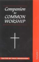 A Companion to Common Worship cover