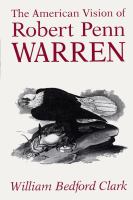 The American Vision of Robert Penn Warren cover