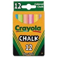 Chalk, Two Each of Six Assorted Colors, 12 Sticks/Box cover