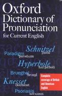 The Oxford Dictionary of Pronunciation for Current English cover