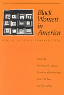 Black Women in America Social Science Perspectives cover