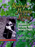 Rules for Happy Living Children's Sermons and Activity Pages cover