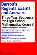 Barron's Regents Exams and Answers: Sequential Math Course II cover