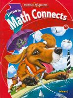 IL Math Connects, Grade 1, Consumable Student Edition  (volume2) cover