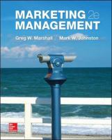 Marketing Management-Text cover