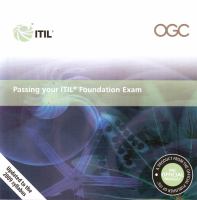 Passing Your Itil Foundation ExamStudy Aid from the Official Publisher of Itil cover