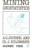 Mining Geostatistics cover