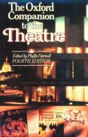 The Oxford Companion to the Theatre cover
