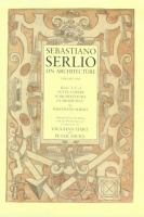 Sebastiano Serlio on Architecture: Vol. 1 cover
