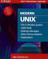 Modern UNIX cover