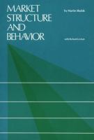 Market Structure and Behavior cover