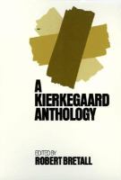 Kierkegaard Anthology cover