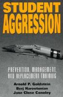Student Aggression Prevention, Management, and Replacement Training cover