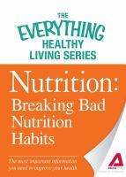 Nutrition: Breaking Bad Nutrition Habits cover