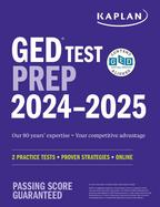 GED Test Prep 2024-2025 : 2 Practice Tests + Proven Strategies + Online cover