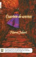 Cuarteto de asesinos/Le Quadrille des Assassins cover