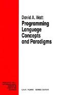 Programming Language Concepts Paradigms cover