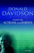 Essays on Actions and Events cover