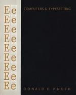 Computers & Typesetting, Volume E  Computer Modern Typefaces cover