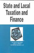 State and Local Taxation and Finance in a Nutshell cover