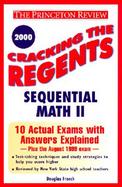 Cracking the Regents Sequential Math II Exam 2000 cover