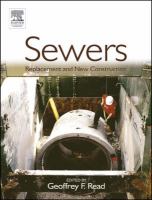 Sewers- Replacement and New Construction cover