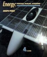 Energy Principles, Problems, Alternatives cover