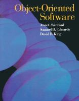 Object-Oriented Software cover