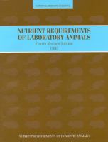 Nutrient Requirements of Laboratory Animals cover