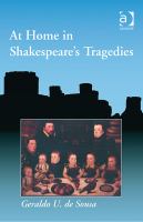 At Home in Shakespeare's Tragedies cover