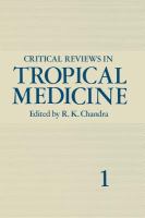 Critical Reviews in Tropical Medicine : Volume 1 cover