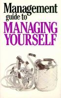 The Management Guide to Managing Yourself cover