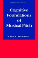 Cognitive Foundations of Musical Pitch cover