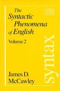 The Syntactic Phenomena of English (volume2) cover