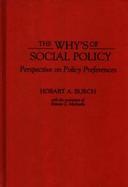 The Why's of Social Policy Perspective on Policy Preferences cover