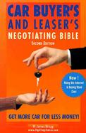 Car Buyer's and Leaser's Negotiating Bible cover