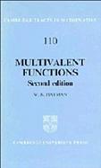 Multivalent Functions cover