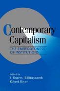Contemporary Capitalism The Embeddedness of Institutions cover