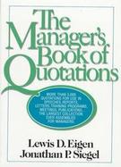 The Manager's Book of Quotations cover