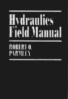 Hydraulics Field Manual cover