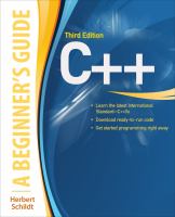 C++: A Beginner's Guide, 3rd Edition : A Beginner's Guide, 3rd Edition cover