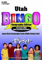 Utah Bingo Geography Edition cover